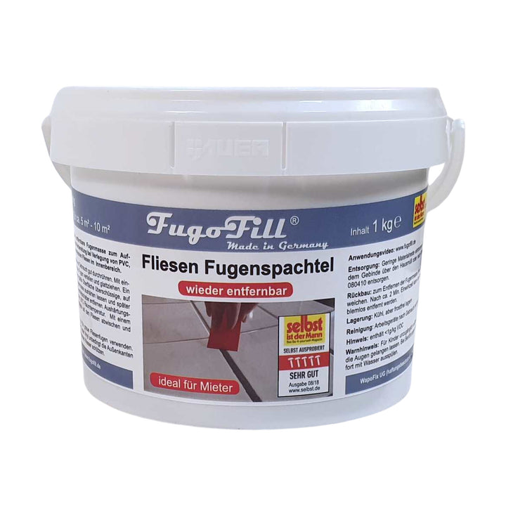 FugoFill pâte à joint amovible pour carrelage, 1kg, gris