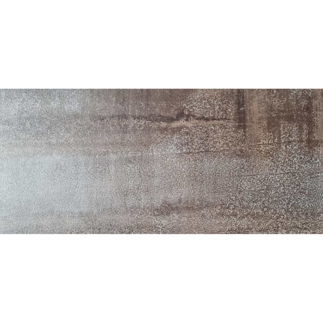 Fliesana carreaux de sol et de mur autocollants, lot de 3, imperméables, design en pierre naturelle, couleur rouille