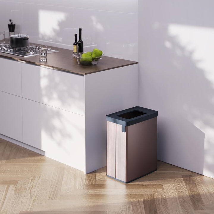 Poubelle Curver, ségrégation, rose, capacité 54l, Verto