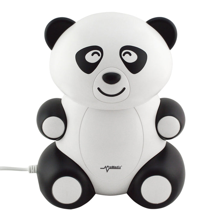Inhalateur bébé Promedix PR-812 panda, nébuliseur, masque, set de filtres + thermomètre médical infrarouge sans contact Promedix PR-960