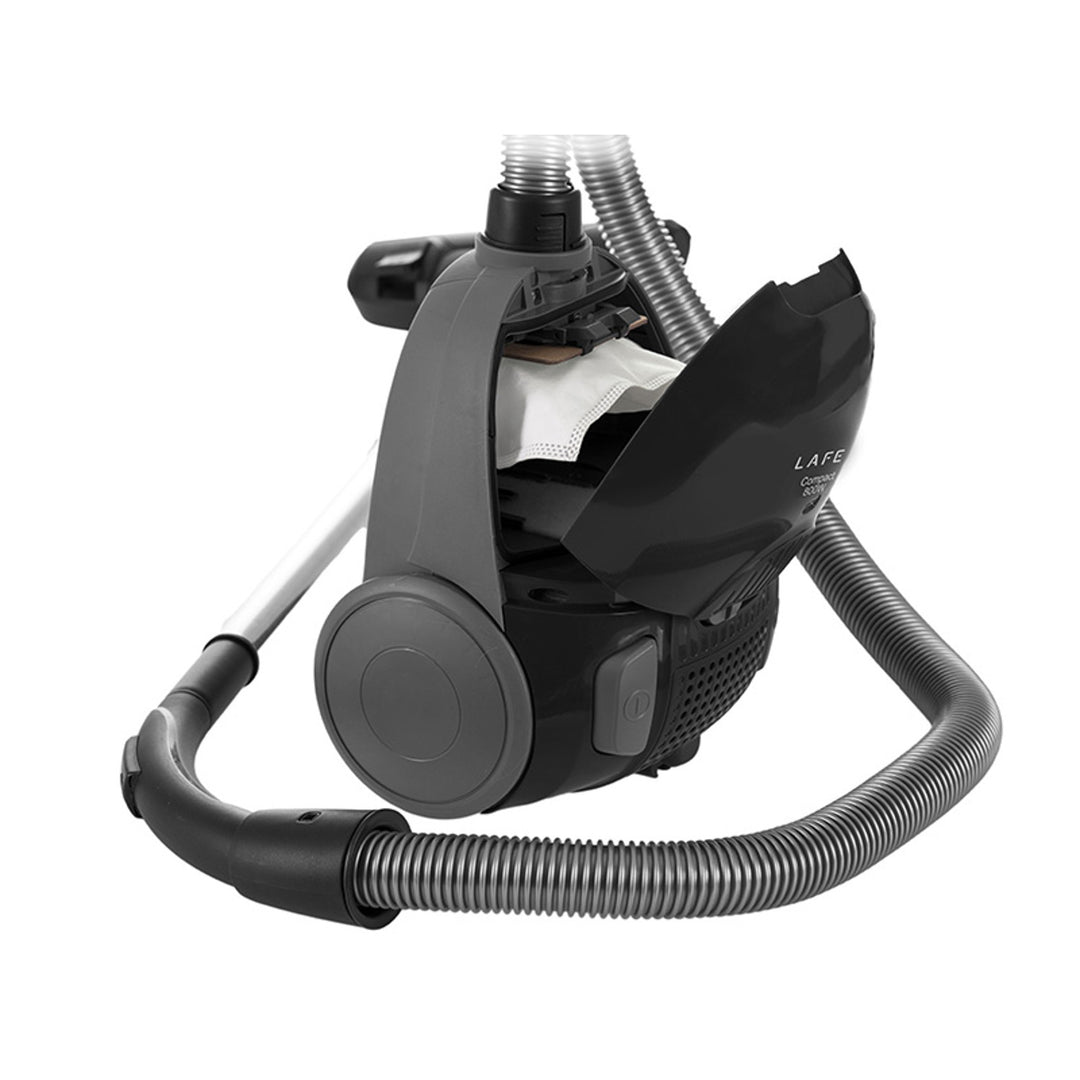 Lafe aspirateur avec sac, triple système de filtration, 800W, noir, Compact S