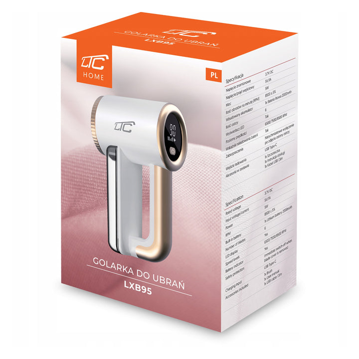 Rasoir LTC, sans fil, écran LED, 3 vitesses, LXB95