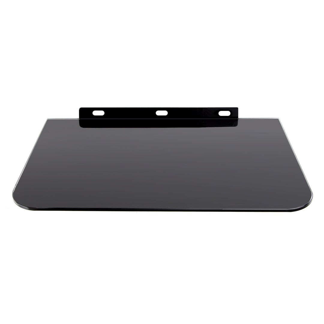 Tablette Maclean pour DVD, max. 10kg, verre, MC-738, 2 pièces