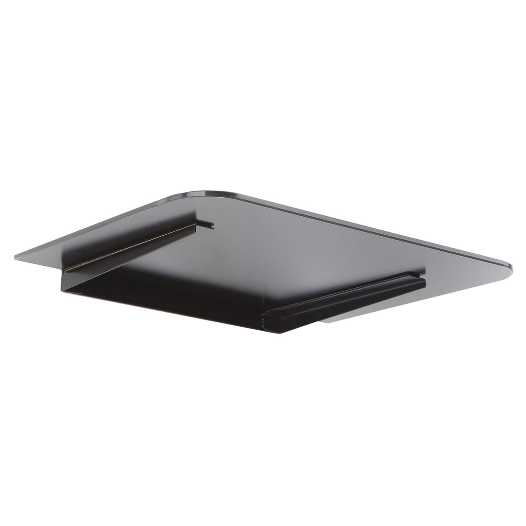 Tablette Maclean pour DVD, max. 10kg, verre, MC-738, 2 pièces