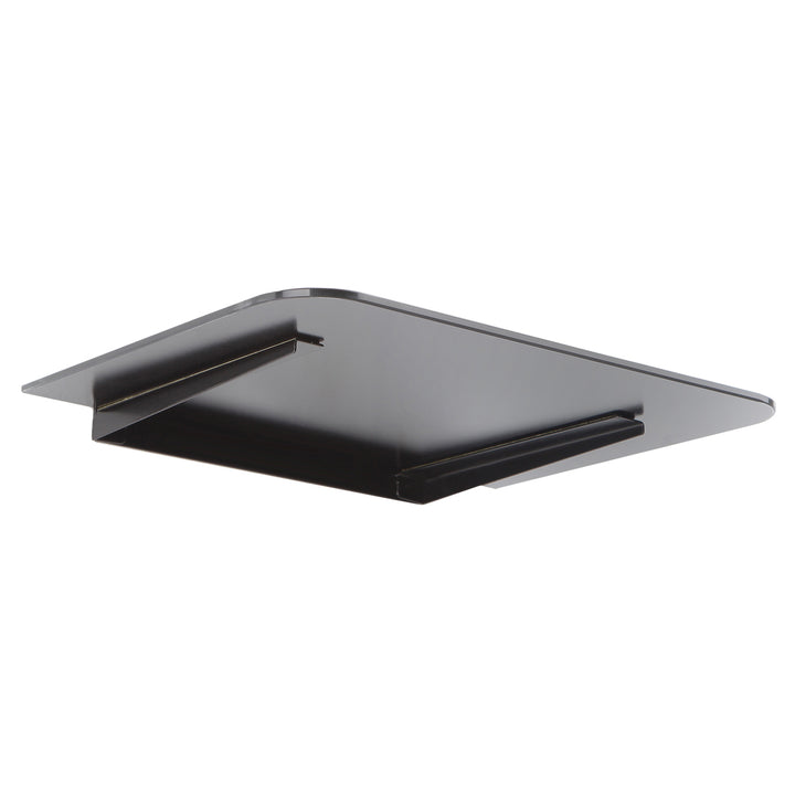 Tablette Maclean pour DVD, max. 10kg, verre, MC-738, 2 pièces