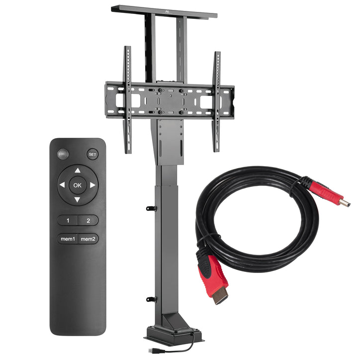 Support d'extension de câble électrique Maclean, 37''-65'', VESA 600x400, max 50kg, MC-866 + CÂBLE HDMI 2.0 4K 3D UHD 1.8m 48 bit