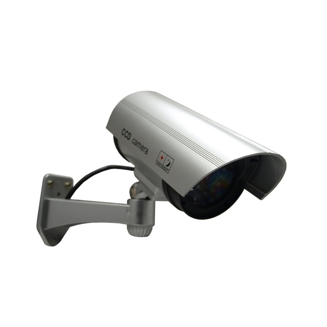 Caméra factice avec LED clignotante IR1100 S IR outdoor, argent, 2 pièces