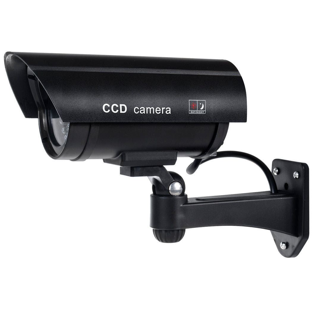 Caméra factice avec LED clignotante IR1100 B IR extérieur, noir, 2 pièces