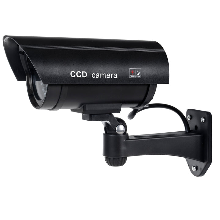 Caméra factice avec LED clignotante IR1100 B IR extérieur, noir, 2 pièces