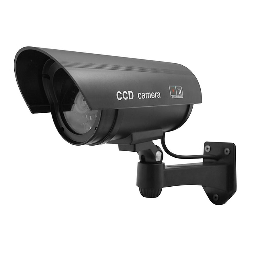 Caméra factice avec LED clignotante IR1100 B IR extérieur, noir, 2 pièces