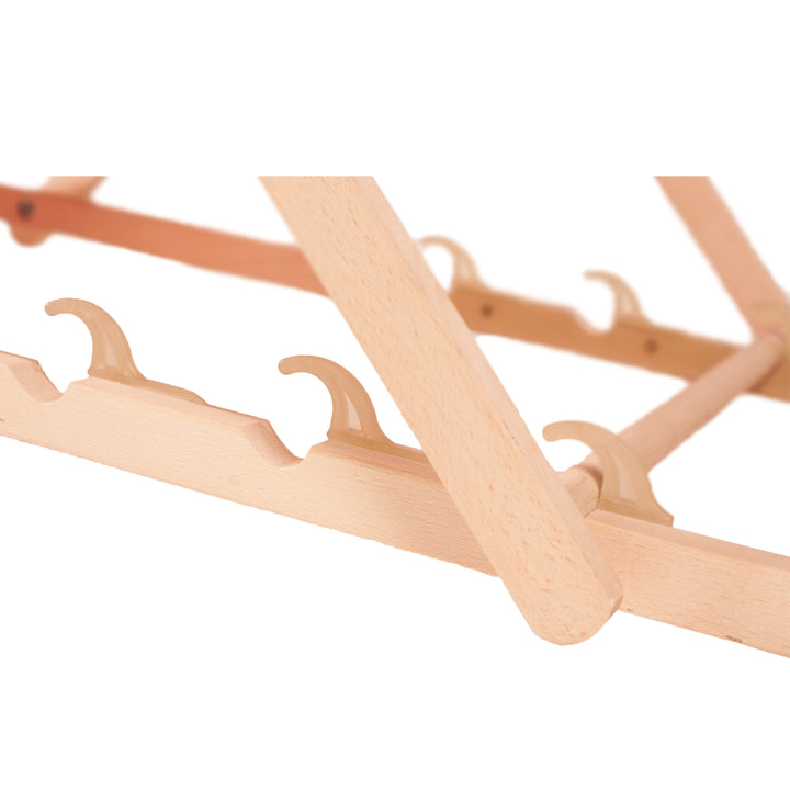 GreenBlue GB183 chaise longue classique en hêtre cappuccino, 4 pièces