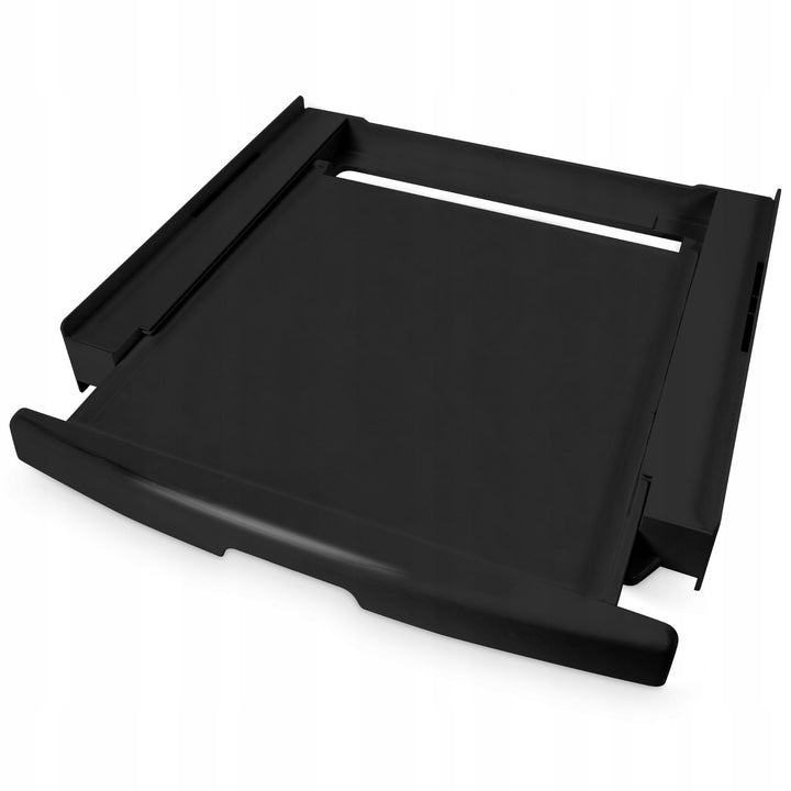Raccord universel pour lave-linge et sèche-linge, tablette coulissante, 60 cm, noir, Scanpart