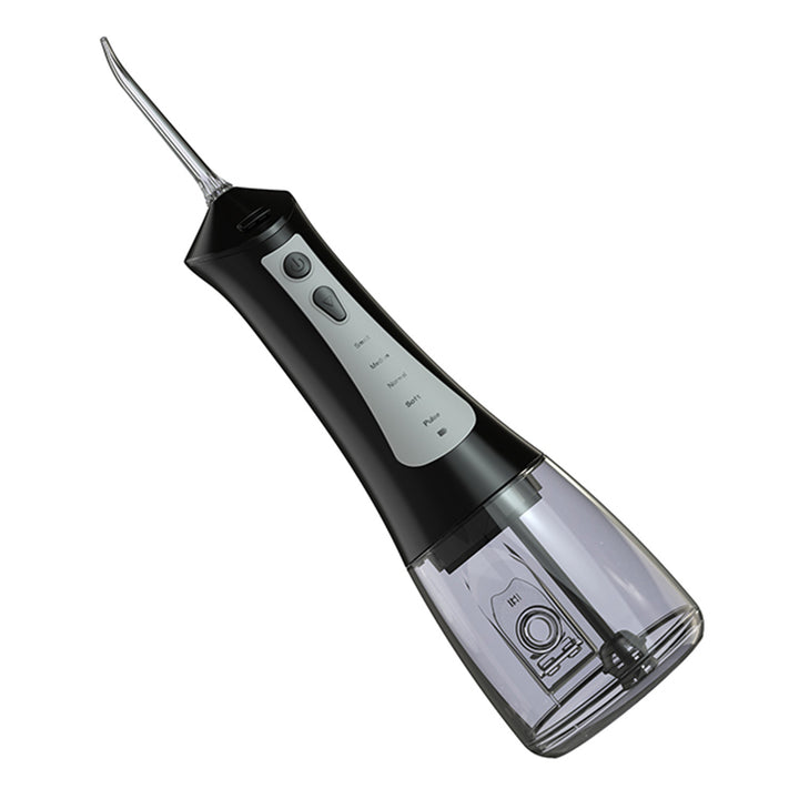 Irrigateur dentaire LAFE, 5 modes, 6 embouts, noir, CleanPRO