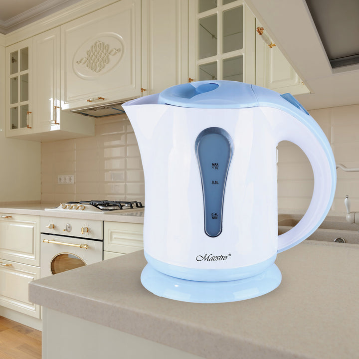 Bouilloire électrique Maestro, 1000W, 1l, bleu, MR028