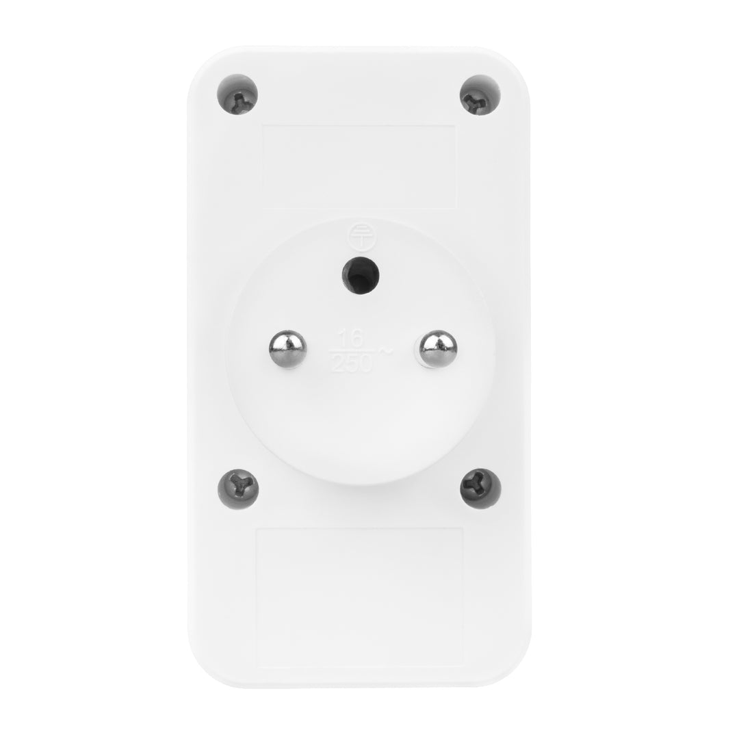 Prise courant Maclean x2 + 4xUSB, splitter avec 2 prises, 2xUSB A, 2xUSB C PD 20W, 1x16A + 1x6A, MCE249 F/W