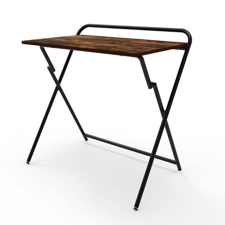 Bureau multifonctionnel Maclean pour ordinateur portable, noir, plateau 50x80cm, 50kg max, MC-127 B