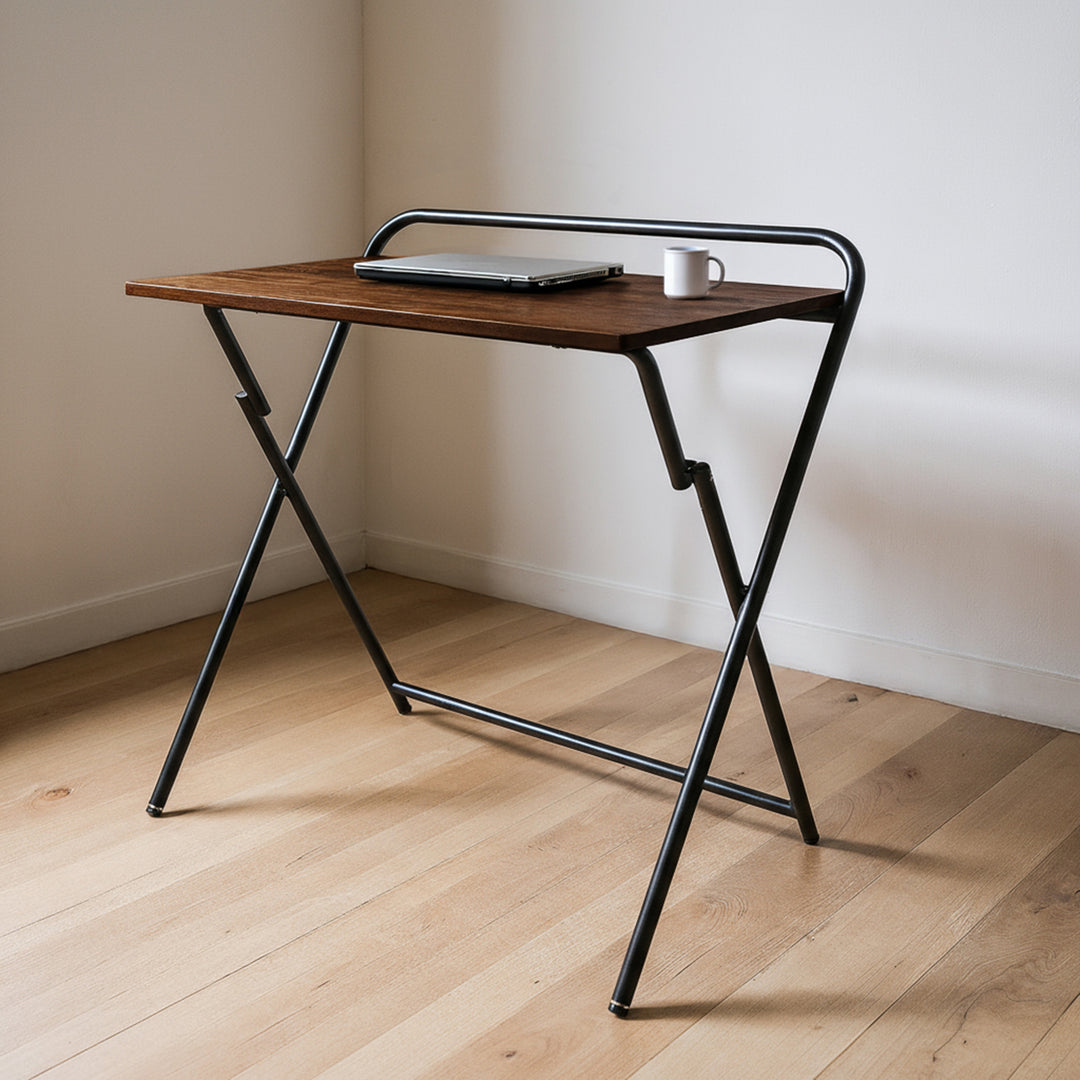 Bureau multifonctionnel Maclean pour ordinateur portable, noir, plateau 50x80cm, 50kg max, MC-127 B