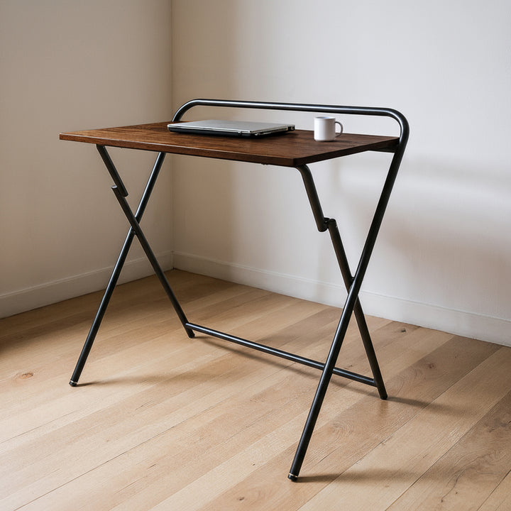Bureau multifonctionnel Maclean pour ordinateur portable, noir, plateau 50x80cm, 50kg max, MC-127 B