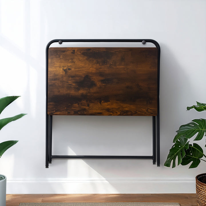 Bureau multifonctionnel Maclean pour ordinateur portable, noir, plateau 50x80cm, 50kg max, MC-127 B