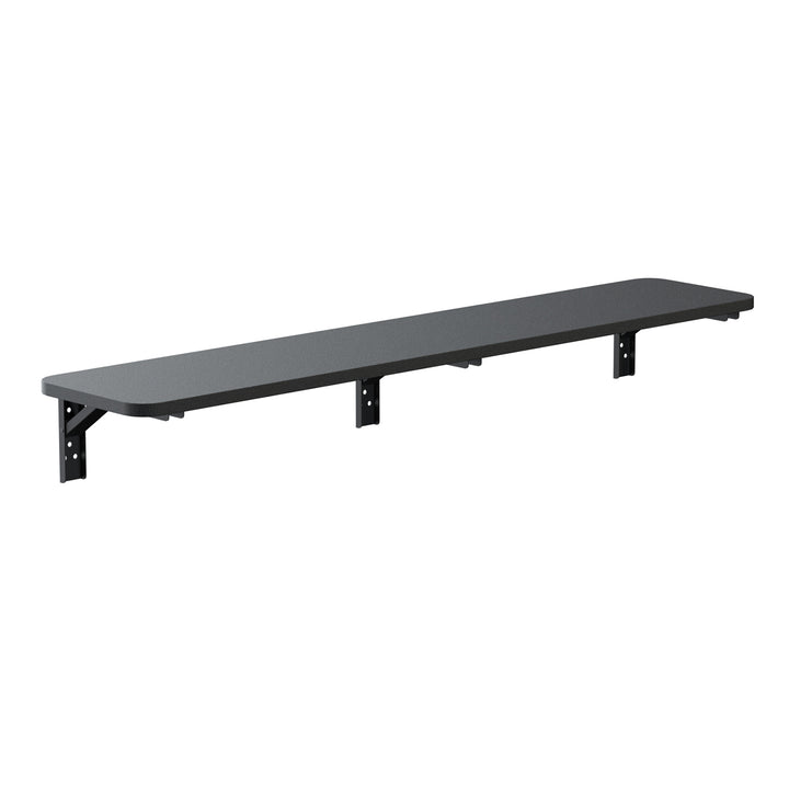 Maclean Étagère/tableau pliant, noir, 100x20 cm, max. 50 kg, MC-129 B