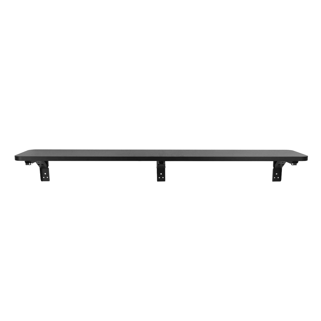 Maclean Étagère/tableau pliant, noir, 100x20 cm, max. 50 kg, MC-129 B