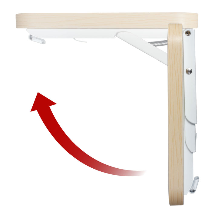 Etagère/tablette pliante Maclean, couleur bois clair, 100x20 cm, max.50 kg, MC-129 WD