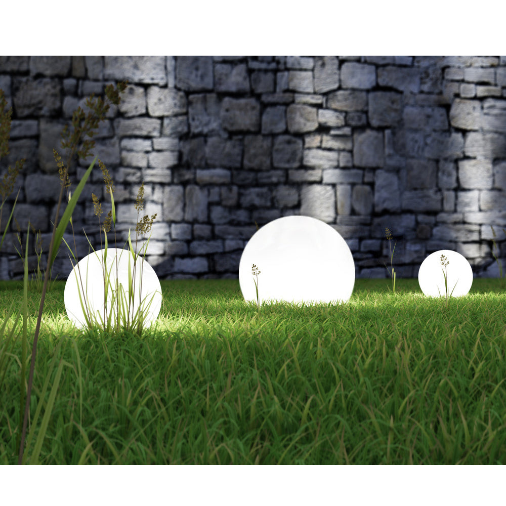 Lampe solaire GreenBlue, autoportante, jardin, sphère 30x30x63 cm, GB168, 4 teintes