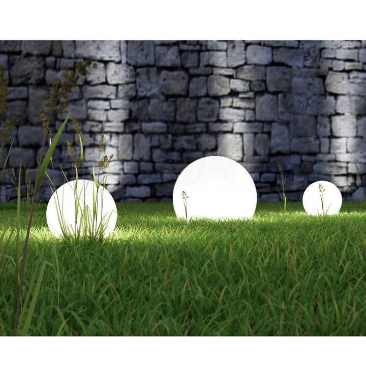 Lampe solaire GreenBlue, autoportante, jardin, sphère 30x30x63 cm, GB168, 4 teintes