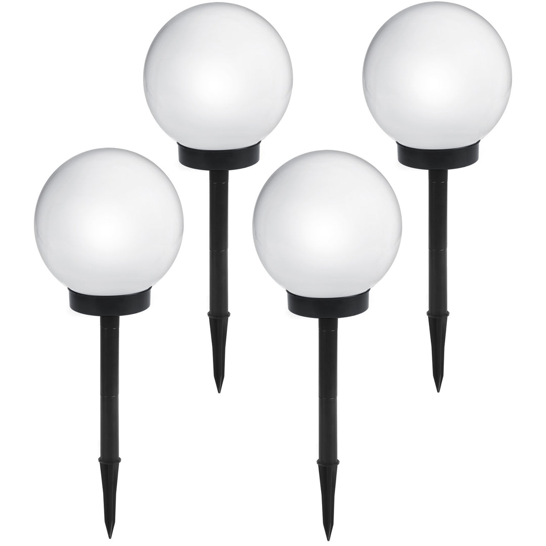 Lampe solaire GreenBlue, autoportante, jardin, sphère 30x30x63 cm, GB168, 4 teintes