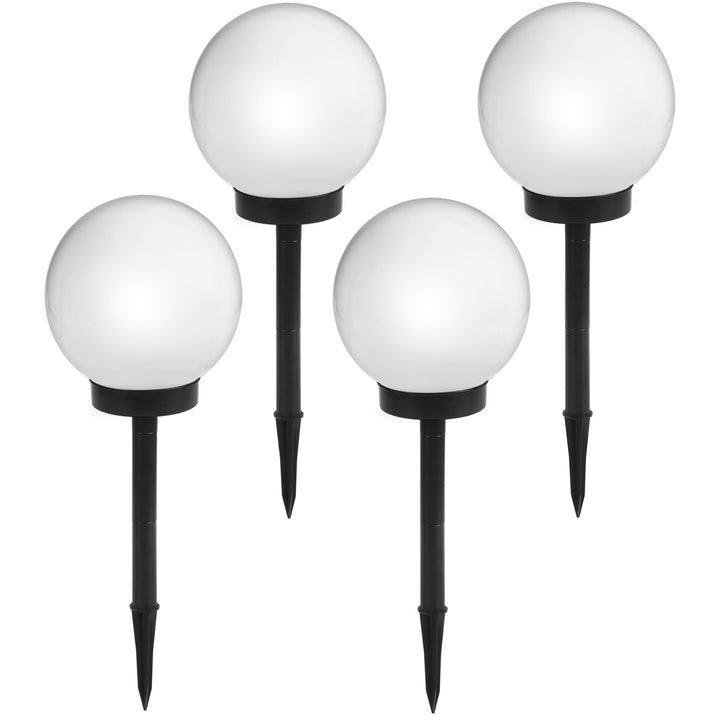Lampe solaire GreenBlue, autoportante, jardin, sphère 30x30x63 cm, GB168, 4 teintes