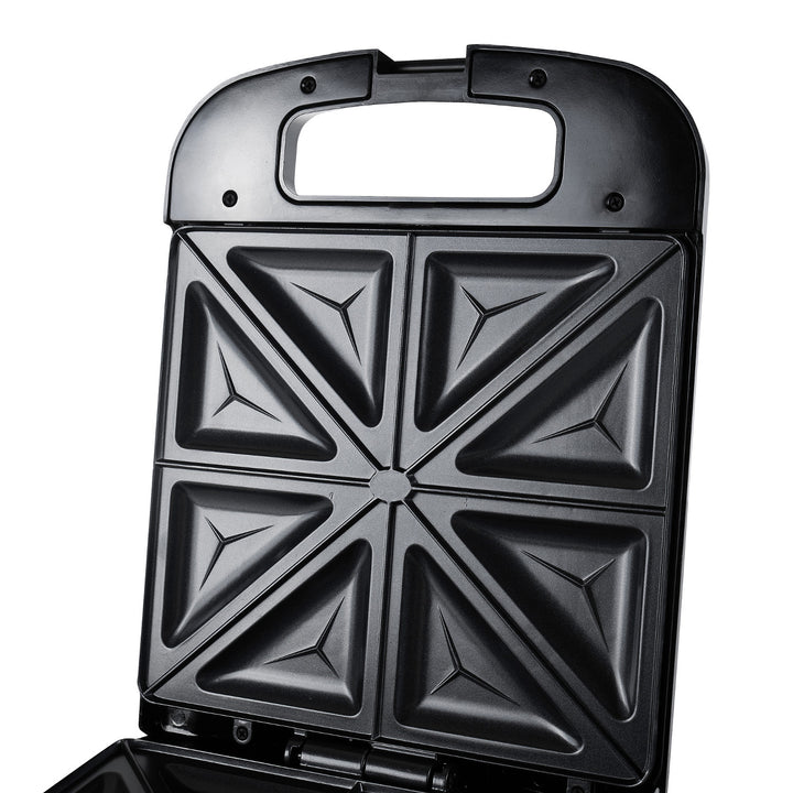 Adler AD 3055 noir 2000 Watt sandwich maker pour 4 sandwiches