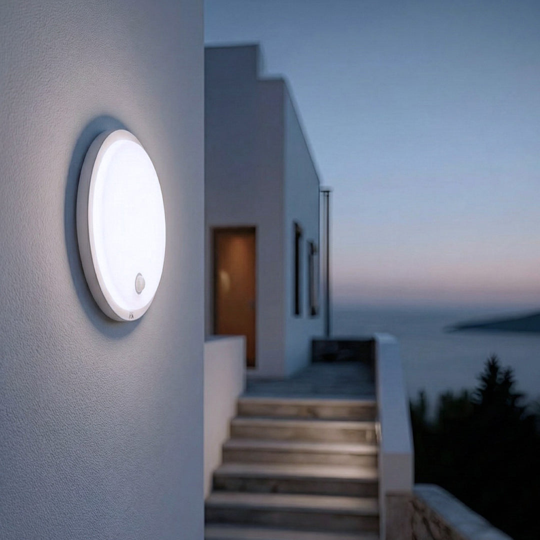 Lampe LED avec détecteur de mouvement Maclean, capteur PIR, couleur blanche, 10 W, IP65, 1000 lm, couleur neutre, MCE525 W