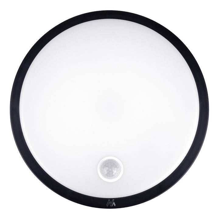 Lampe LED avec détecteur de mouvement Maclean, capteur PIR, couleur noire, 10 W, IP65, 1000 lm, couleur neutre, MCE525 B