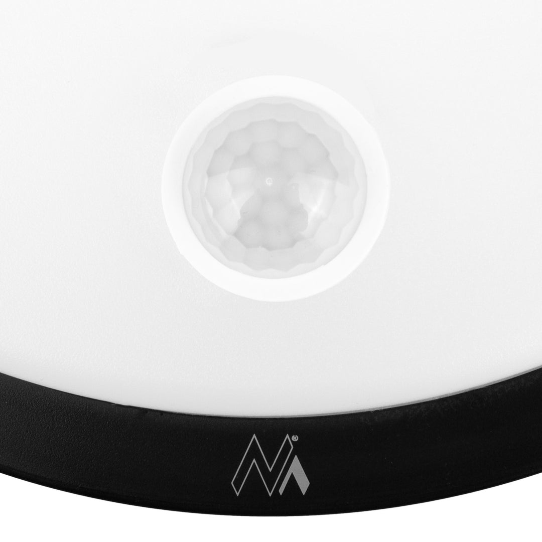 Lampe LED avec détecteur de mouvement Maclean, capteur PIR, couleur noire, 10 W, IP65, 1000 lm, couleur neutre, MCE525 B