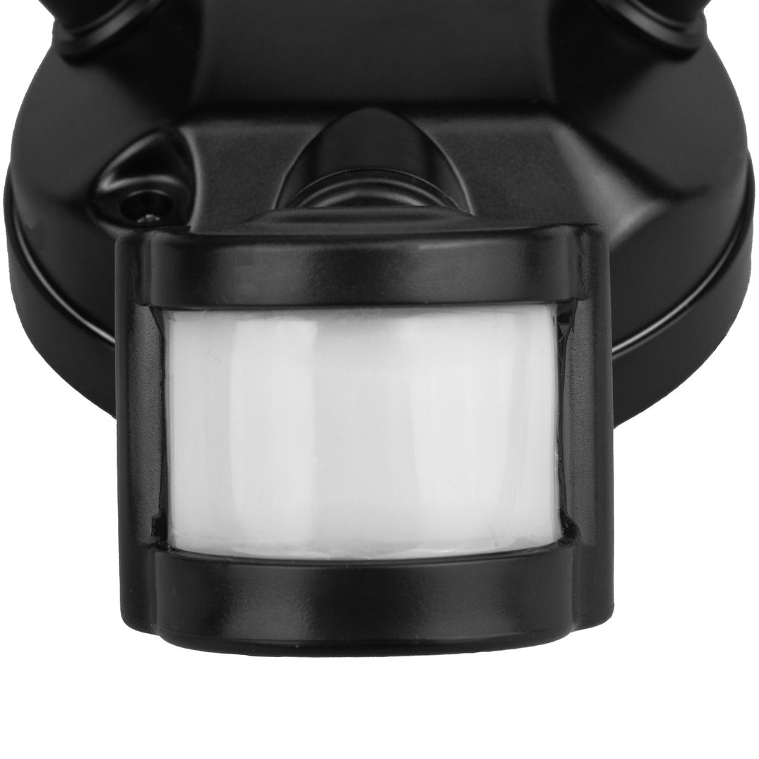 Applique murale LED Maclean, avec capteur PIR, 20 W, 1500 lm, IP65, blanc neutre 4000 K, noir, MCE524 B