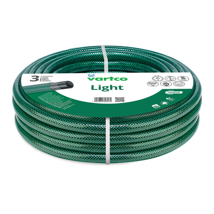 Vartco Light 1/2" tuyau d'arrosage 100m 3-ply 20 bar