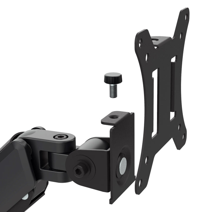 Support de moniteur Maclean, ressort à gaz, 17"-32", 2-10kg, noir, MC-133