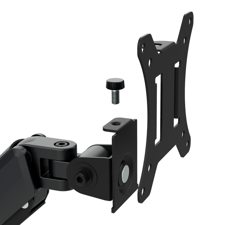 Support de moniteur Maclean, ressort à gaz, 17"-32", 2-10kg, noir, MC-135