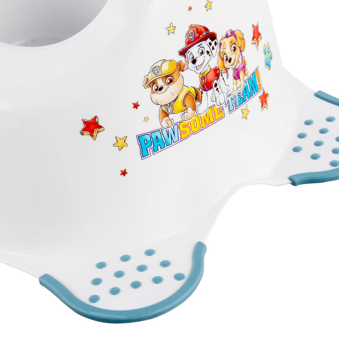 Housse de siège de toilette antidérapante Psi Patrol - Paw Patrol+ Plate-forme antidérapante Psi Patrol, Max 120kg, deux étages+ Pot antidérapant Psi Patrol, Max 15kg