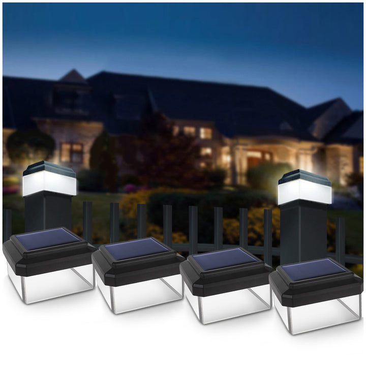 Lampe solaire à LED GreenBlue, 60x60mm, enveloppe, GB126, 4 pièces