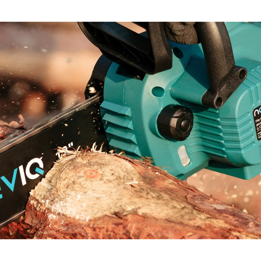 NEVIQ tronçonneuse sans fil, guide-chaîne 12'', 1000W, moteur brushless, L12302