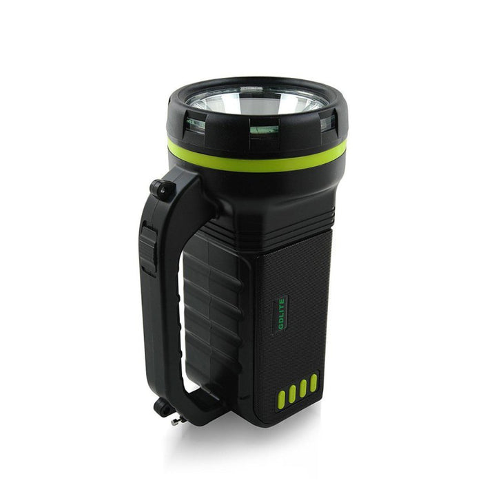 Torche solaire multifonctionnelle Verna, 6en1, powerbank, panneau solaire, lampe, lumières LED, haut-parleur+radio, Tur000008