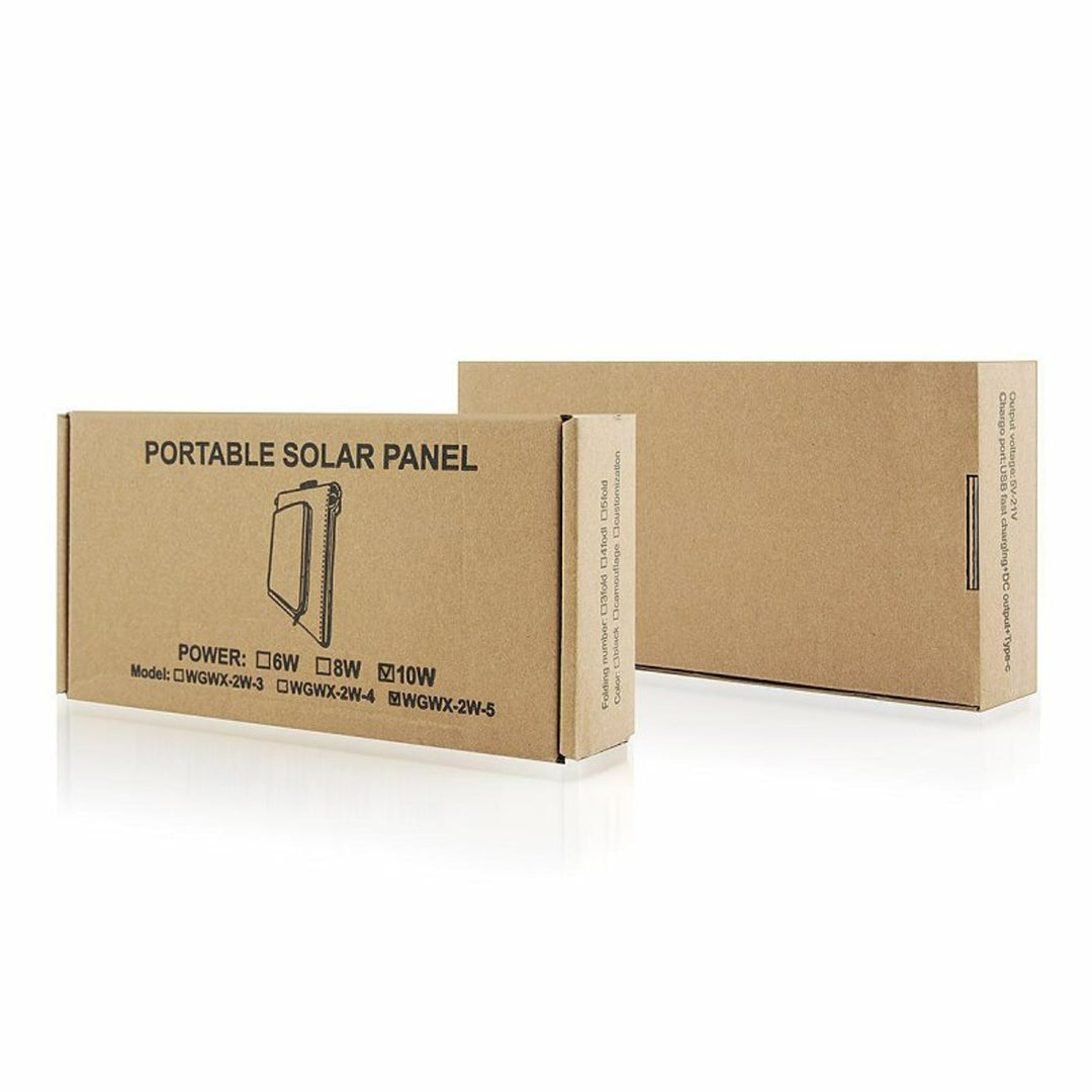 Panneau solaire, chargeur, 10W, 1 port USB, noir et orange, A02