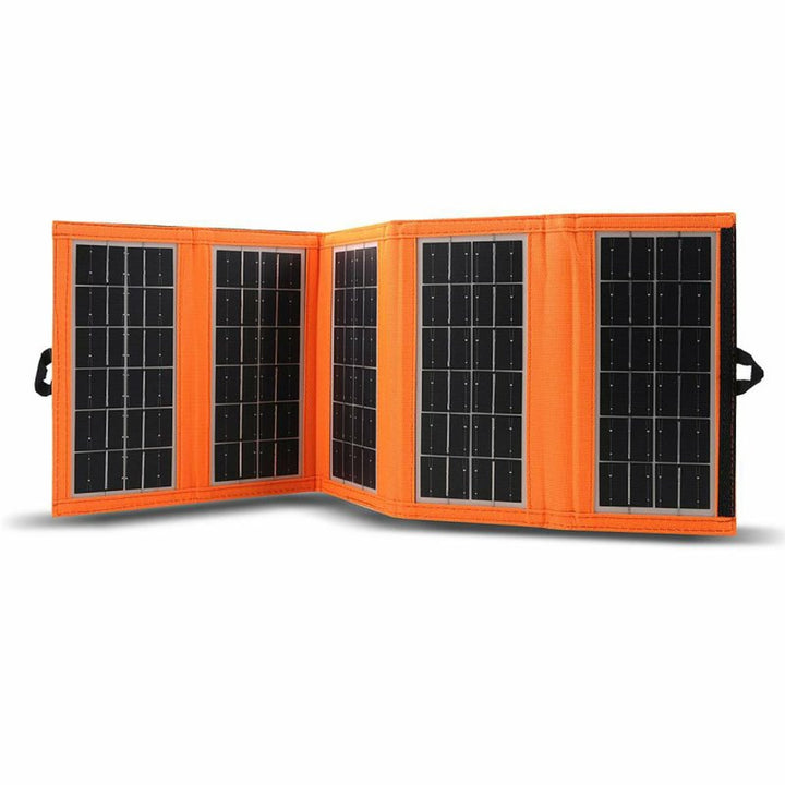 Panneau solaire, chargeur, 10W, 1 port USB, noir et orange, A02