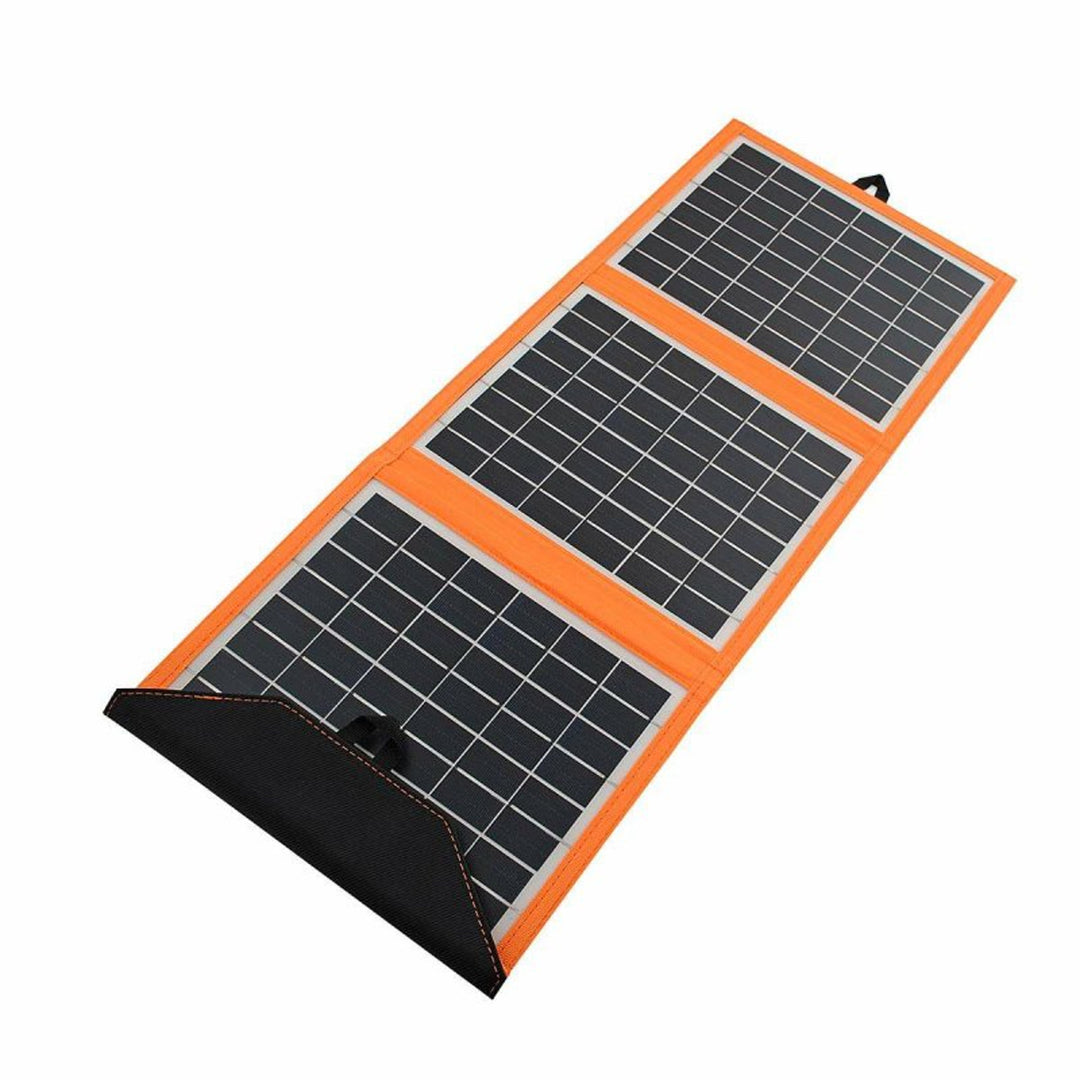 Panneau solaire, chargeur, 15W, 1 port USB, noir et orange, A04