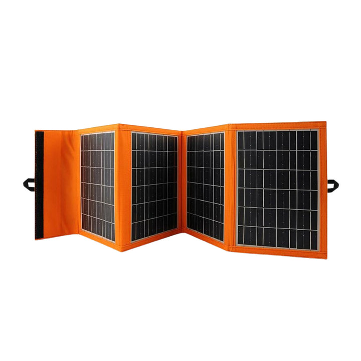 Panneau solaire, chargeur, 20W, 2 ports USB, noir et orange, A05