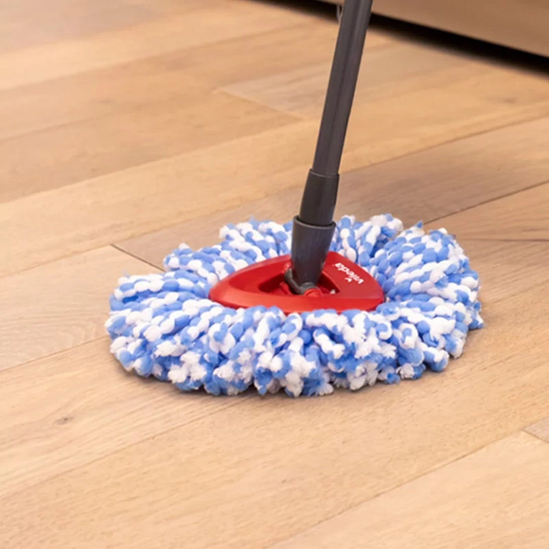 Vileda H2prO mop insert, microfibre, lavable, tête triangulaire, 178330