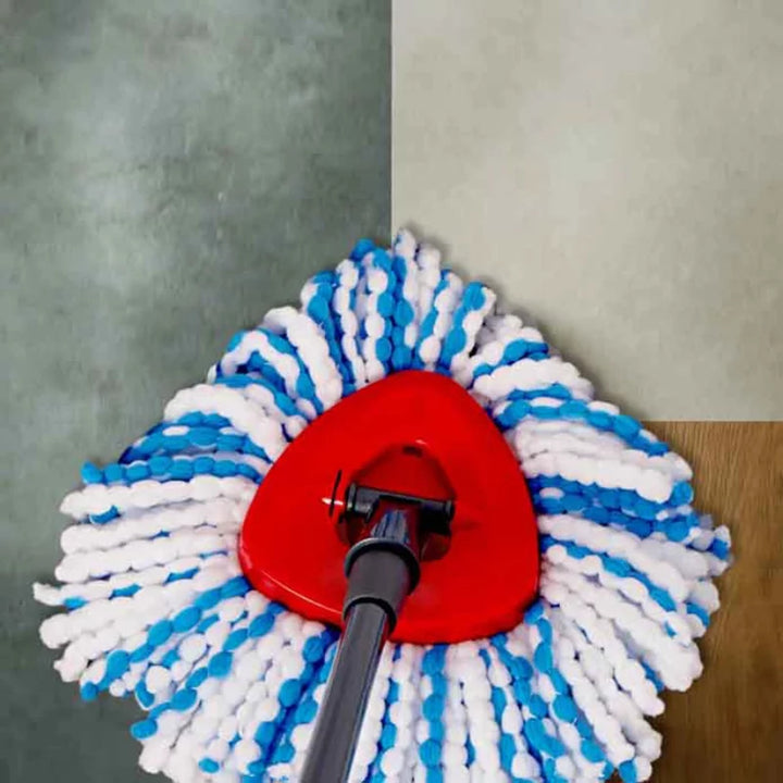 Vileda H2prO mop insert, microfibre, lavable, tête triangulaire, 178330