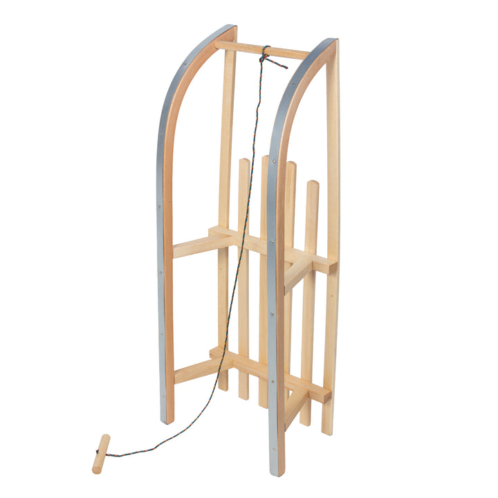 Luge en bois GreenBlue, classique, avec corde, jusqu'à 100 kg, GB153