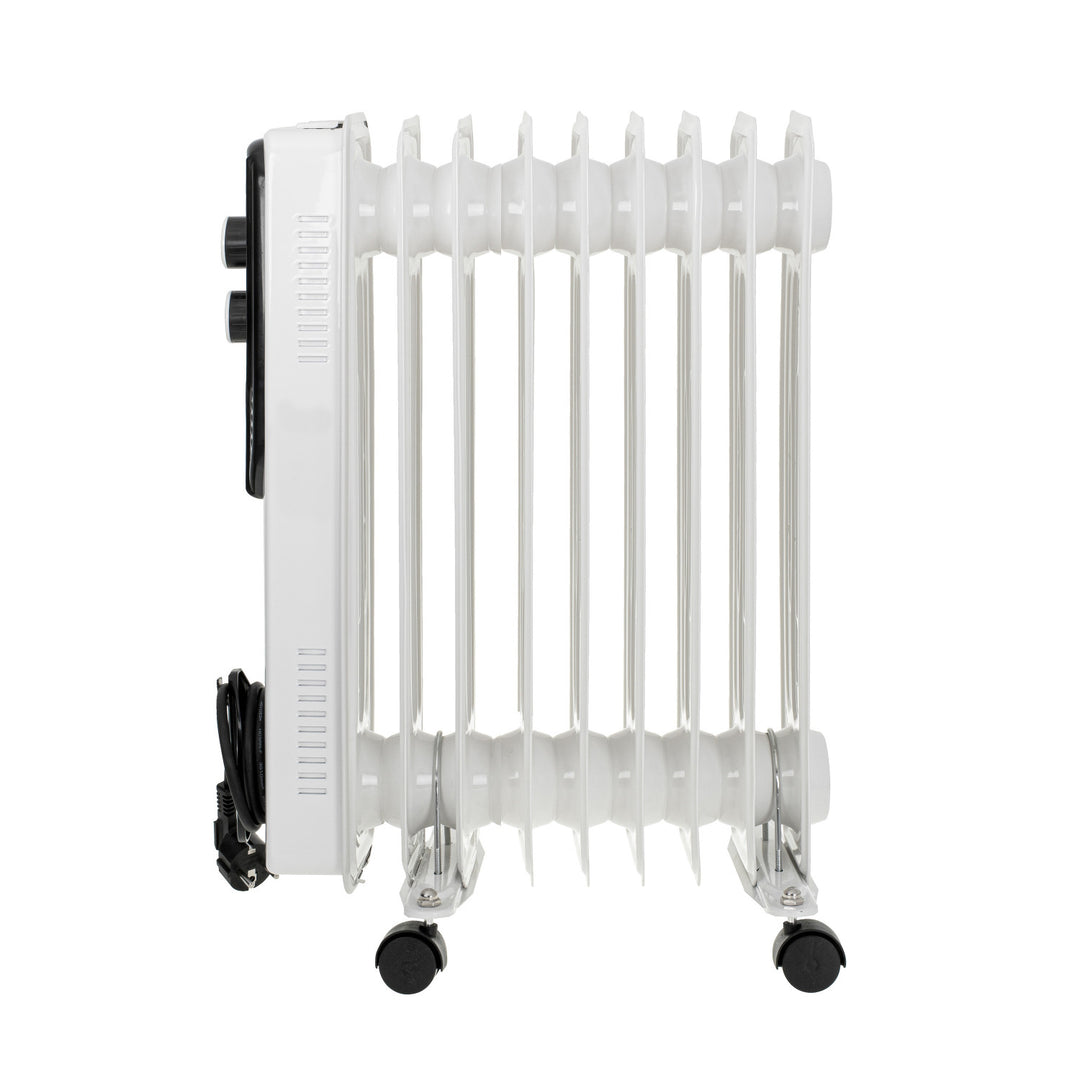 Chauffage à l'huile Adler, 9 ailettes, puissance 2000W, 3 niveaux de chauffe, blanc, AD 7816